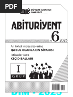 1 Qrup Abituriyent Junalı | PDF