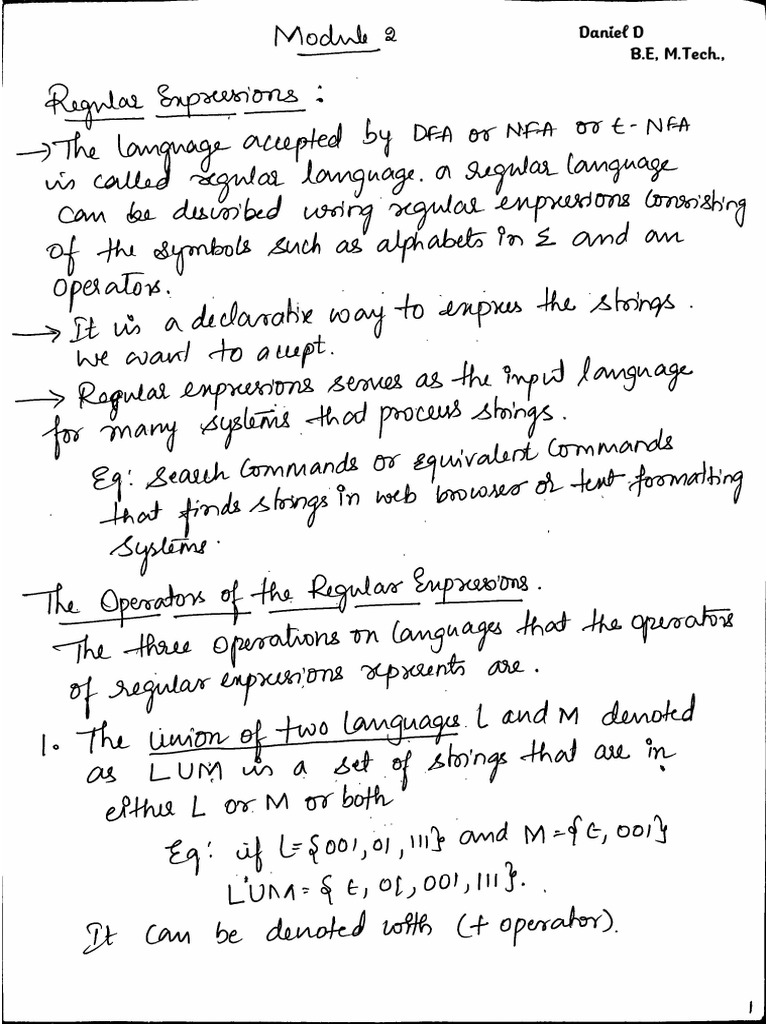 TOC Module 2 | PDF