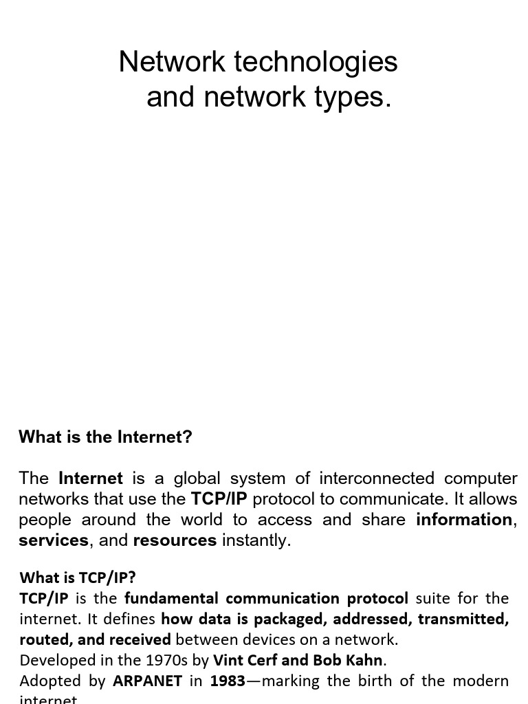 Understanding Internet and Network Protocols | PDF | Computer Network ...