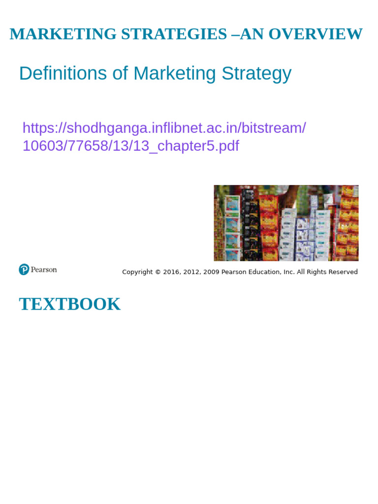 Overview of Marketing Strategies | PDF | Marketing | Marketing Strategy