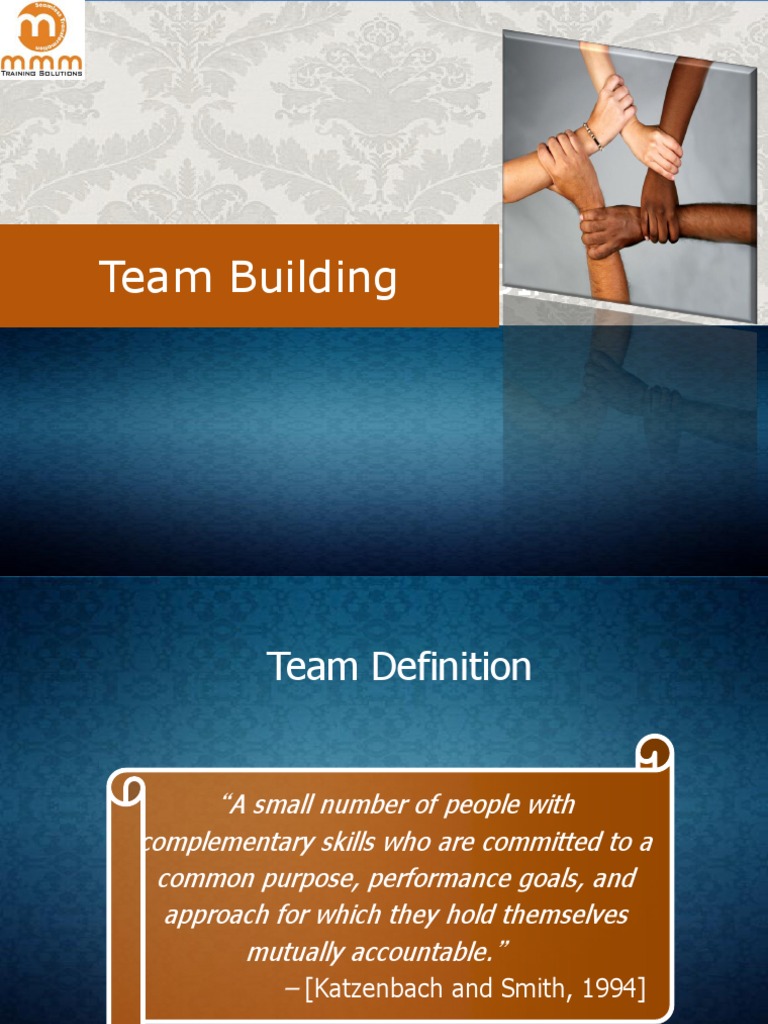 Team Building Team Building | PDF | Team Building | Social Psychology