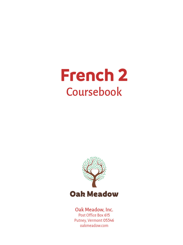 French 2 Coursebook Overview | PDF | Grammatical Gender | Grammatical Tense