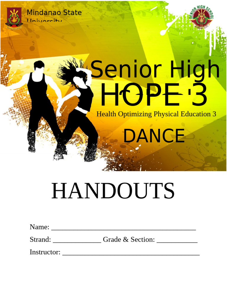 Health Optimizing PE 3 Handouts | PDF