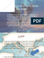 Mythology in Relation To Zorba The Greek