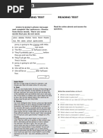 Project 4 Unit 3 Test Answers | PDF