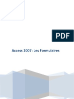 Access 2007 Les Formulaires