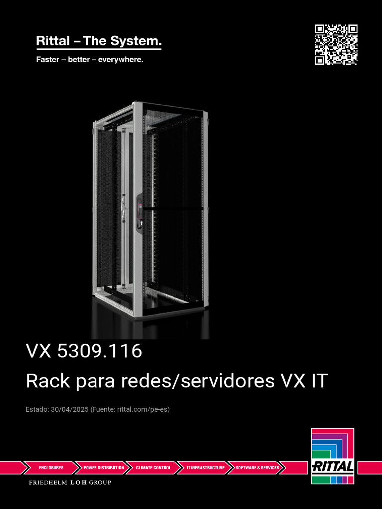 Rack VX 5309.116 para Redes y Servidores | PDF