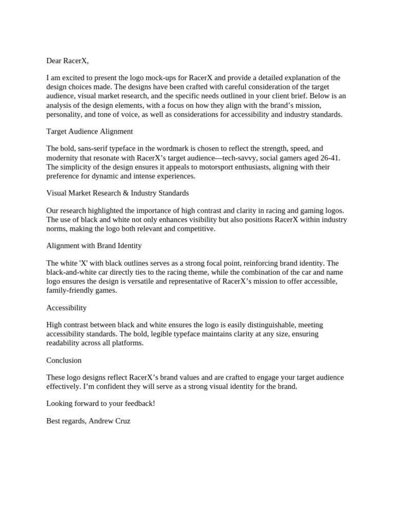 Design Justification | PDF