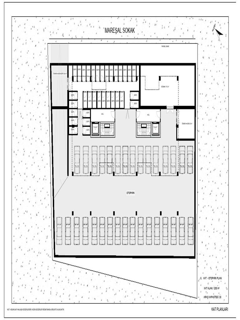 1164-143 Otopark Plan | PDF