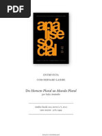 Entrevista Com Bernard Lahire