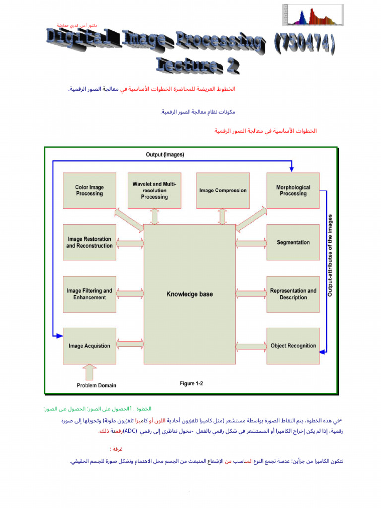 Lecture 2 Fundamental Steps in Digital Image Processing | PDF