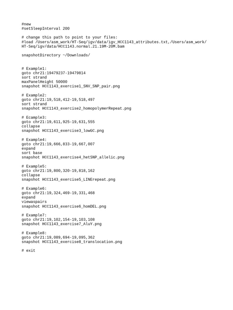 03-02-Run Batch IGV Snapshots | PDF