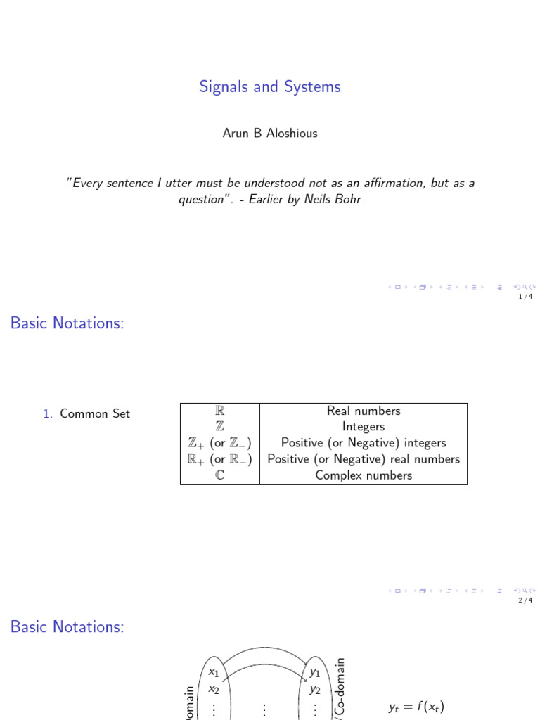 Signals and Systems Overview | PDF | Elementary Mathematics ...