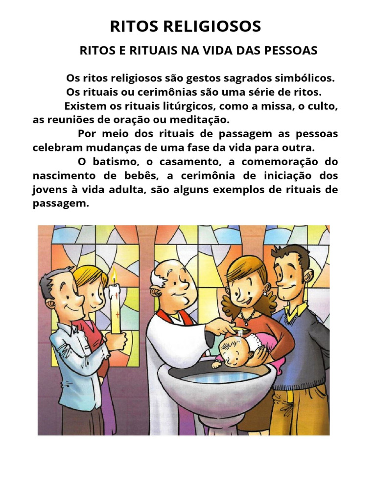 Ritos e Rituais Religiosos na Vida | PDF