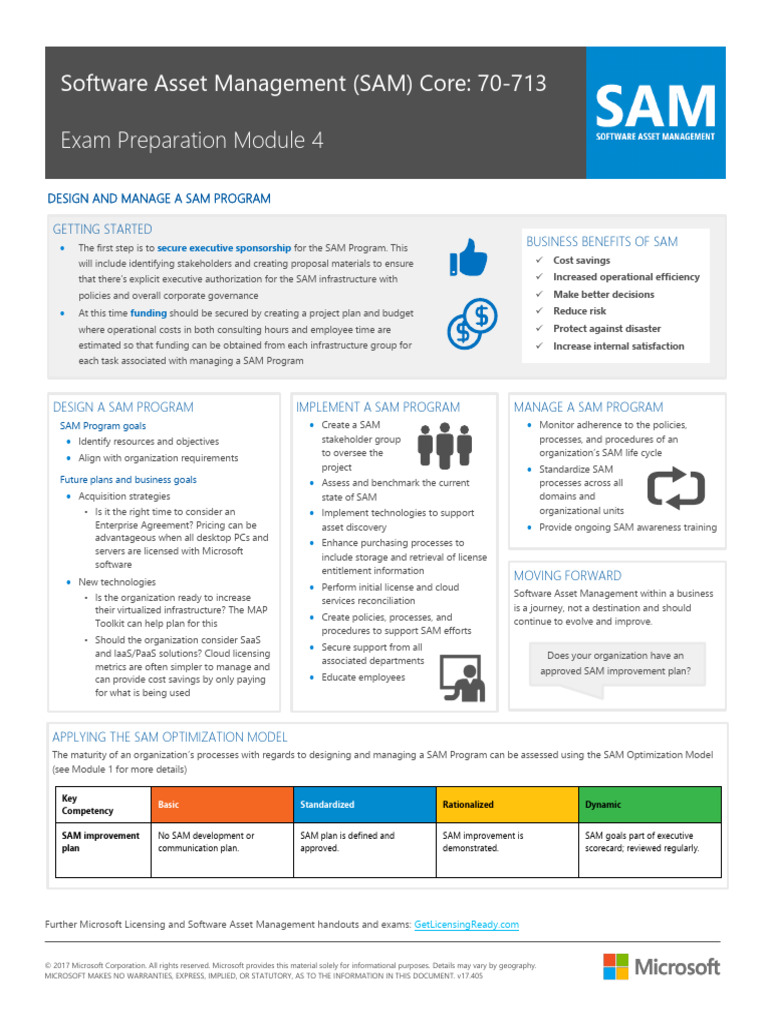 SAM Program Design and Management Guide | PDF | Asset Management | Business