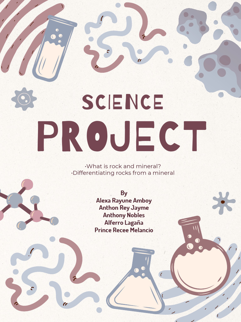 Blue and White Doodle Science Project Cover A4 Document - 20250808 ...