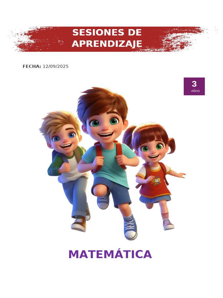 Matemáticas para Niños de 3 Años | PDF | Aprendizaje | Evaluación