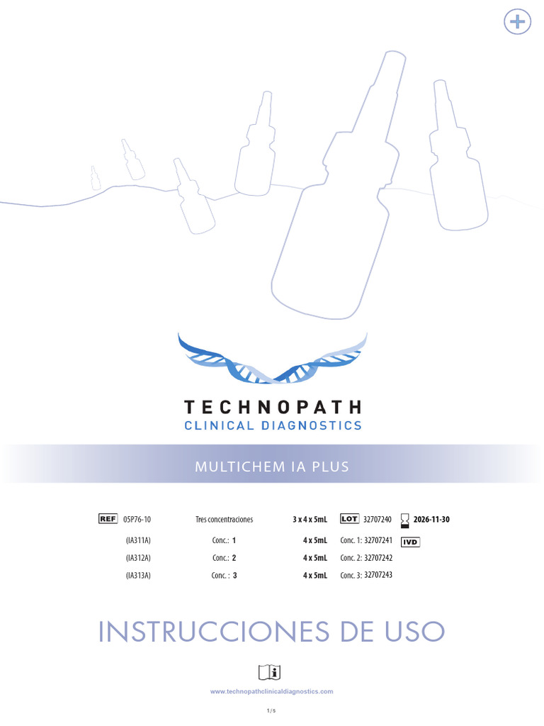 Control de Calidad Multichem IA Plus | PDF | Laboratorios | VIH