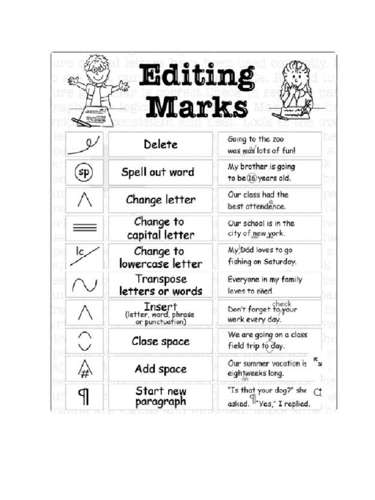 Editing Marks | PDF