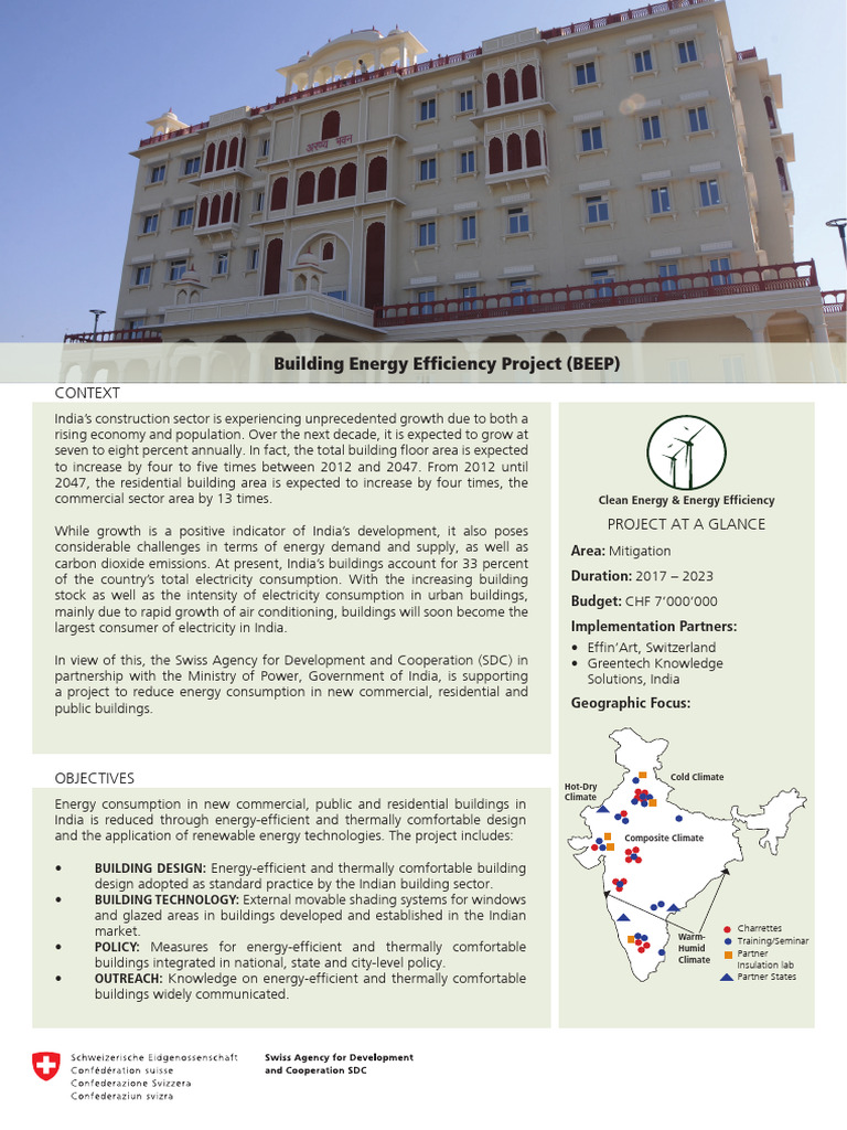 Building Energy Efficiency Project (BEEP) | PDF | Efficient Energy Use ...