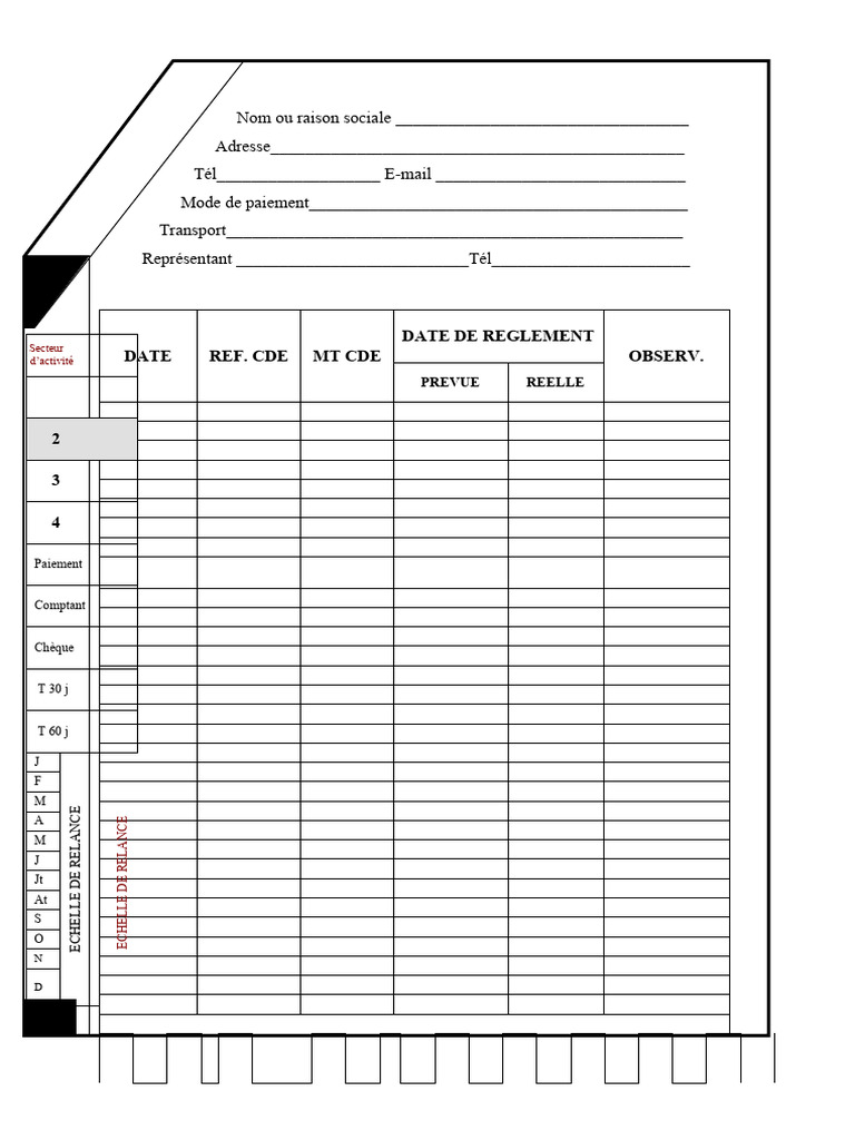 Formulaire 604a de Commande | PDF