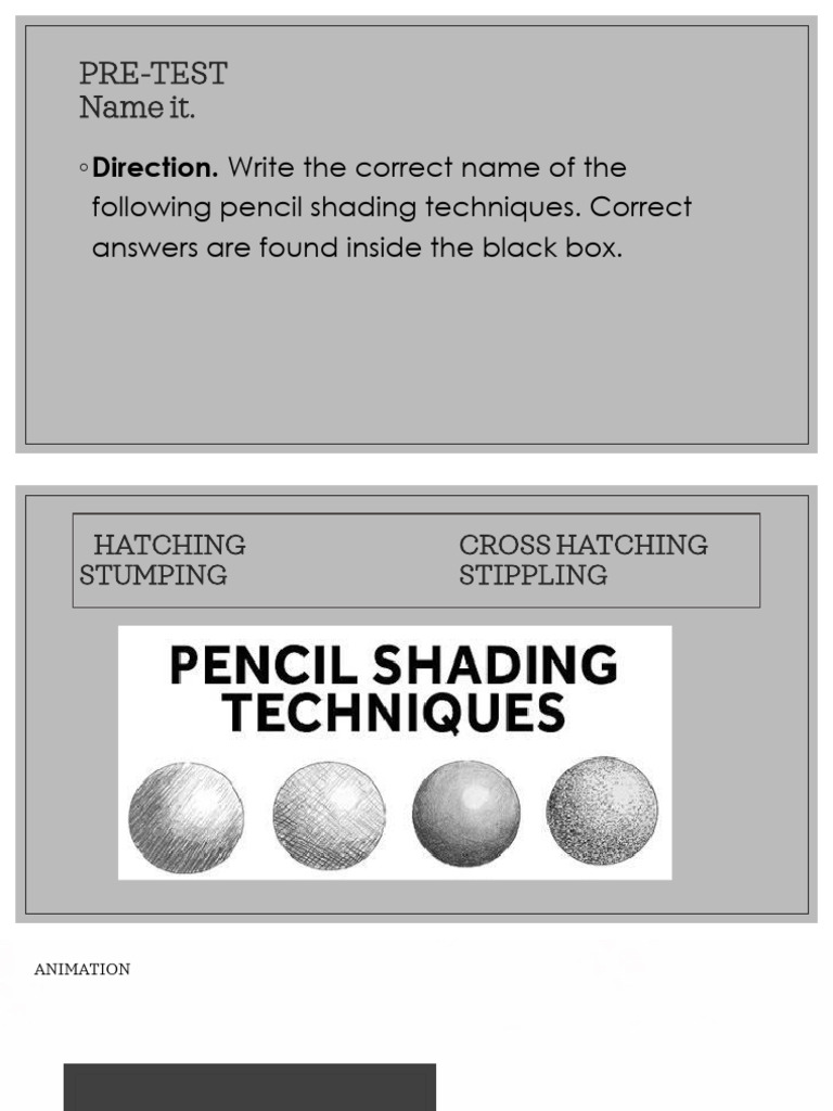 Pencil Shading Techniques Overview | PDF | Drawing | Artistic Techniques