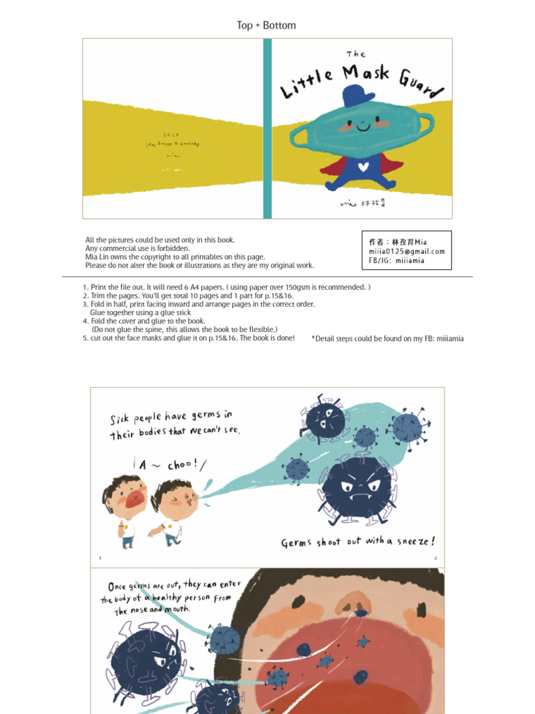 DIY Face Mask Book Assembly Guide | PDF