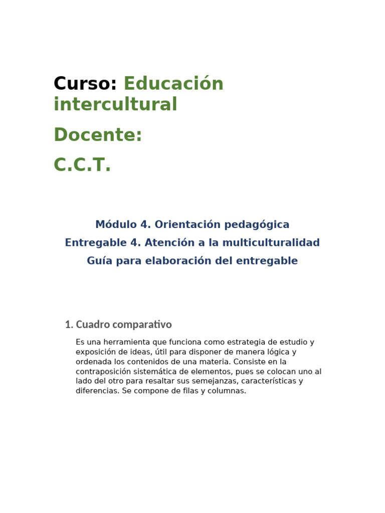 Atención a la Multiculturalidad en Aula | PDF | Comunicación humana ...