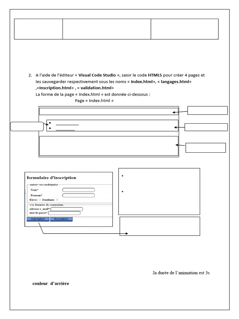 Exercice de révision en informatique STI | PDF | Internet | Internet et Web