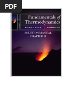 Fundamentals of Thermodynamics Solutions ch11