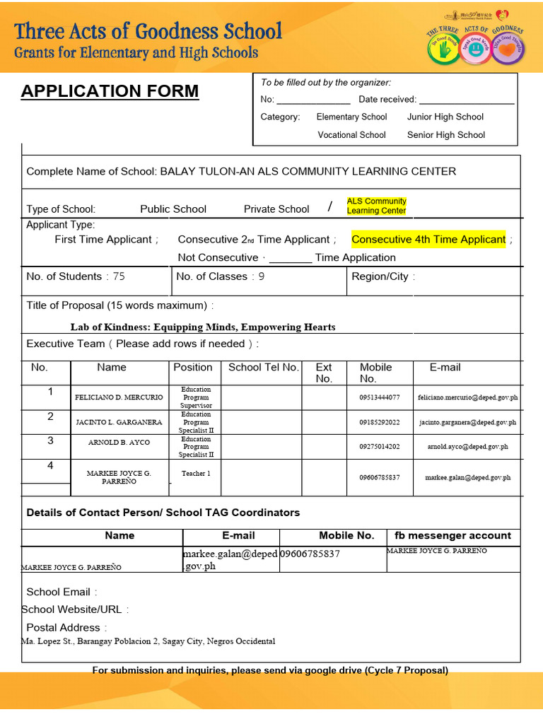 Balay Tulon-An Als CLC - Cycle 10 Proposal | PDF | Learning | Laboratories