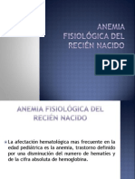 Anemia Fisiológica Del Recién Nacido