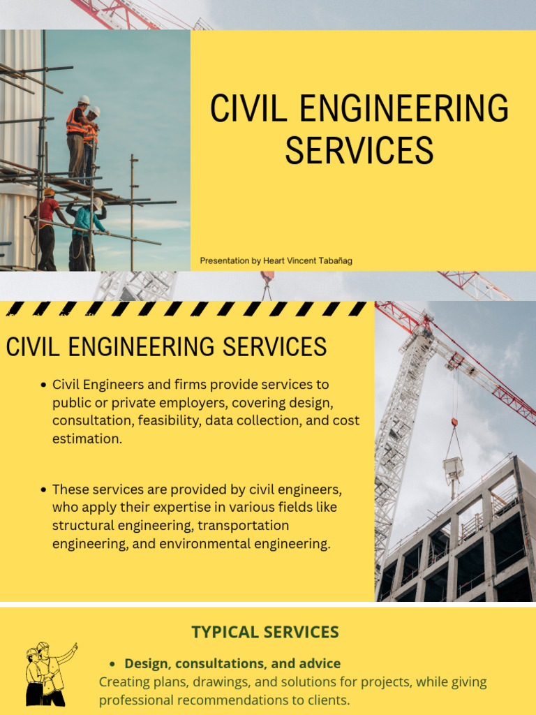 Civil Engineering Service Overview | PDF | Civil Engineering | Engineering
