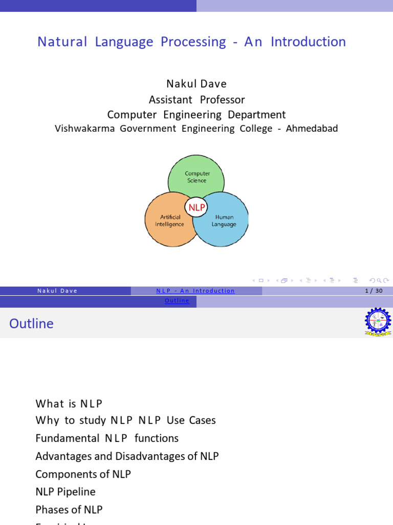 NLP Dataset Tutorial Overview | PDF | Parsing | Semantics