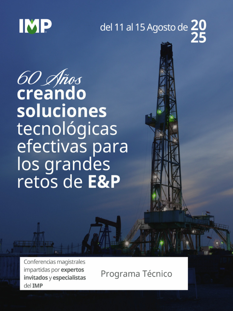 Programa Técnico Semana E & P | PDF