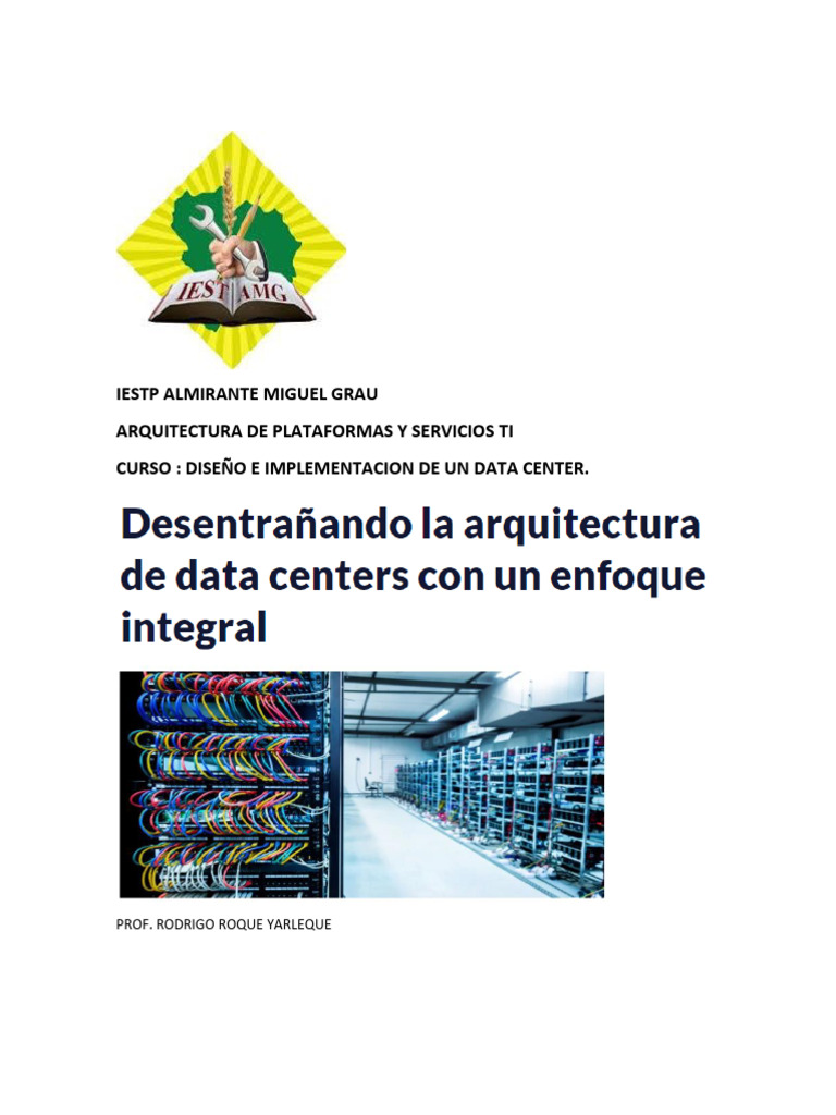 Diseño de Arquitectura de Data Center | PDF