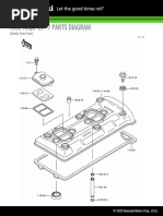 1992 Ninja® ZX™-7 Cylinder Head Cover | PDF