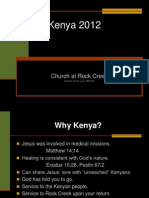Kenya 2012: Church at Rock Creek