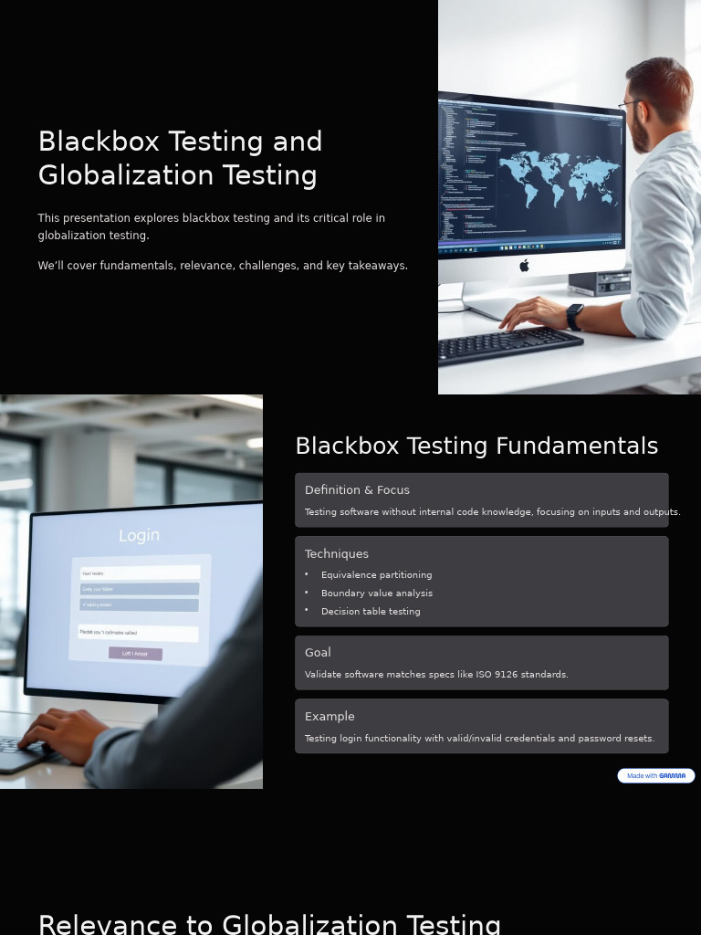 Blackbox Testing for Globalization Quality | PDF