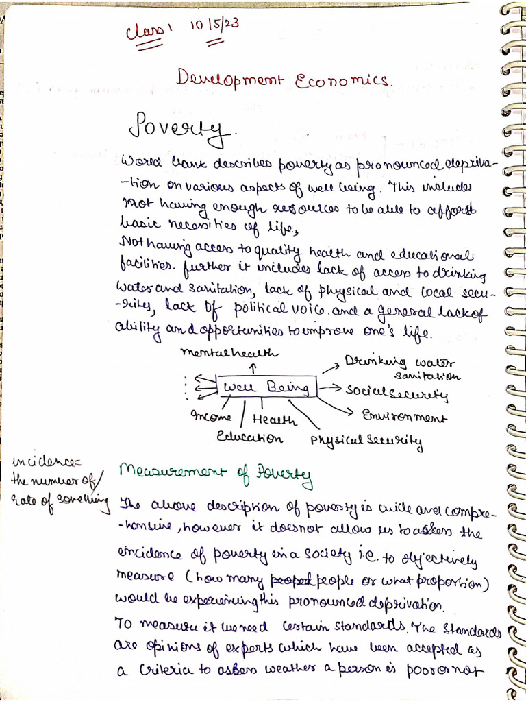 Economics Class Notes Upsc | PDF