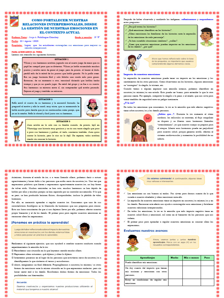 Gestión emocional para relaciones sanas | PDF | Las emociones | Ira