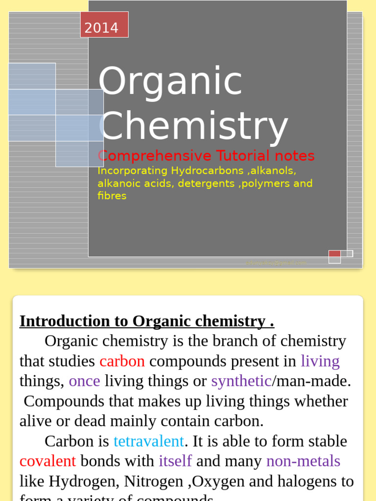 Organic Chemistry: Hydrocarbons Guide | PDF | Alkene | Alkane