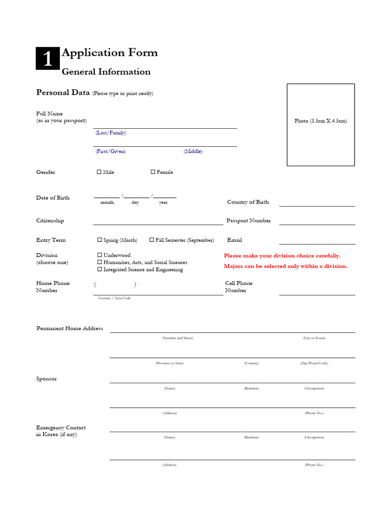 University Application Form Template | PDF | Sat | Essays
