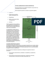 CONCEPTOS PARA ILUMINACIÓN DE CANCHAS DEPORTIVAS