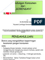 materi pembicara  dari YLKI Perlindungan Konsumen dari GORENGAN