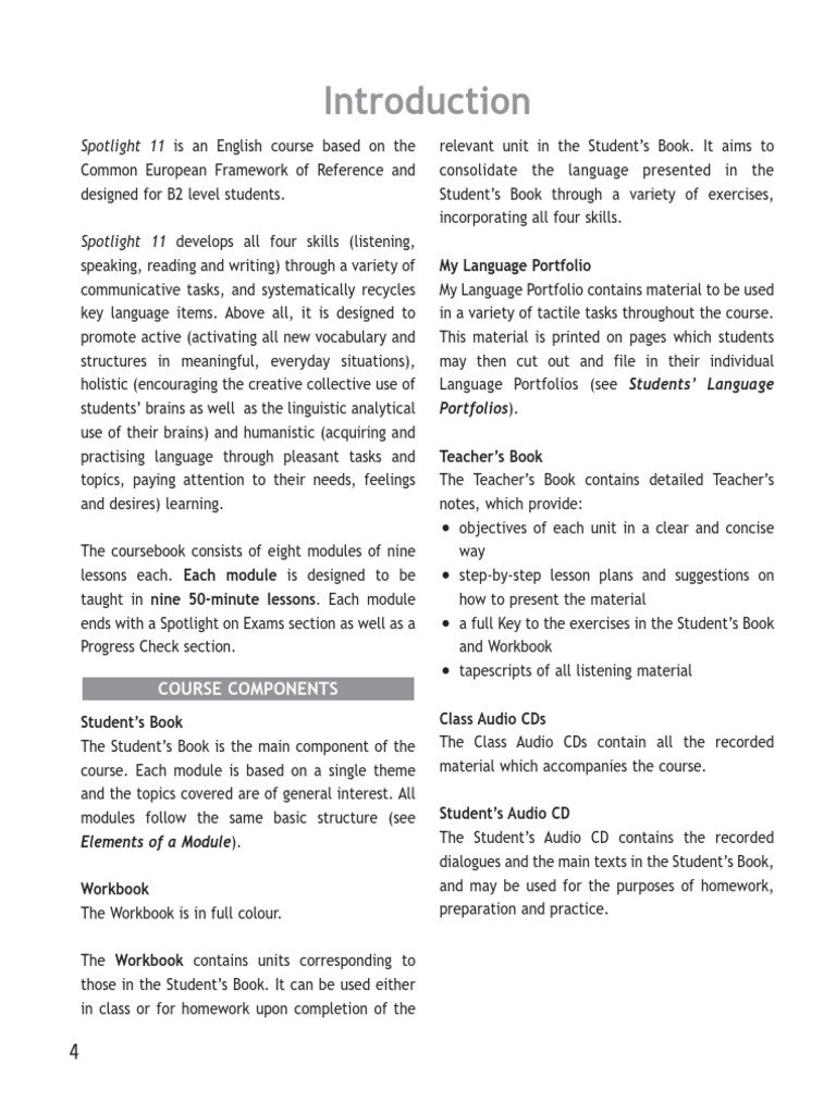 Spotlight Teachers Book | PDF | Vocabulary | Learning Styles