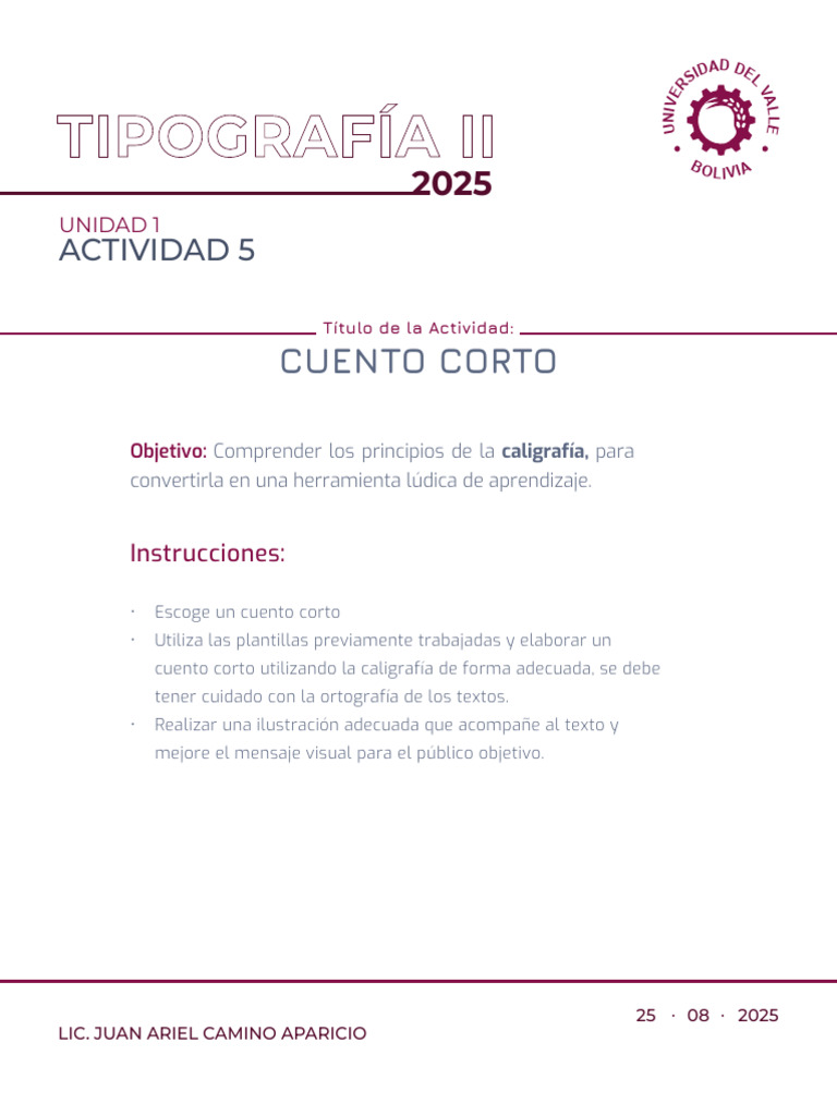Actividad 005 Cuento Corto Pdf