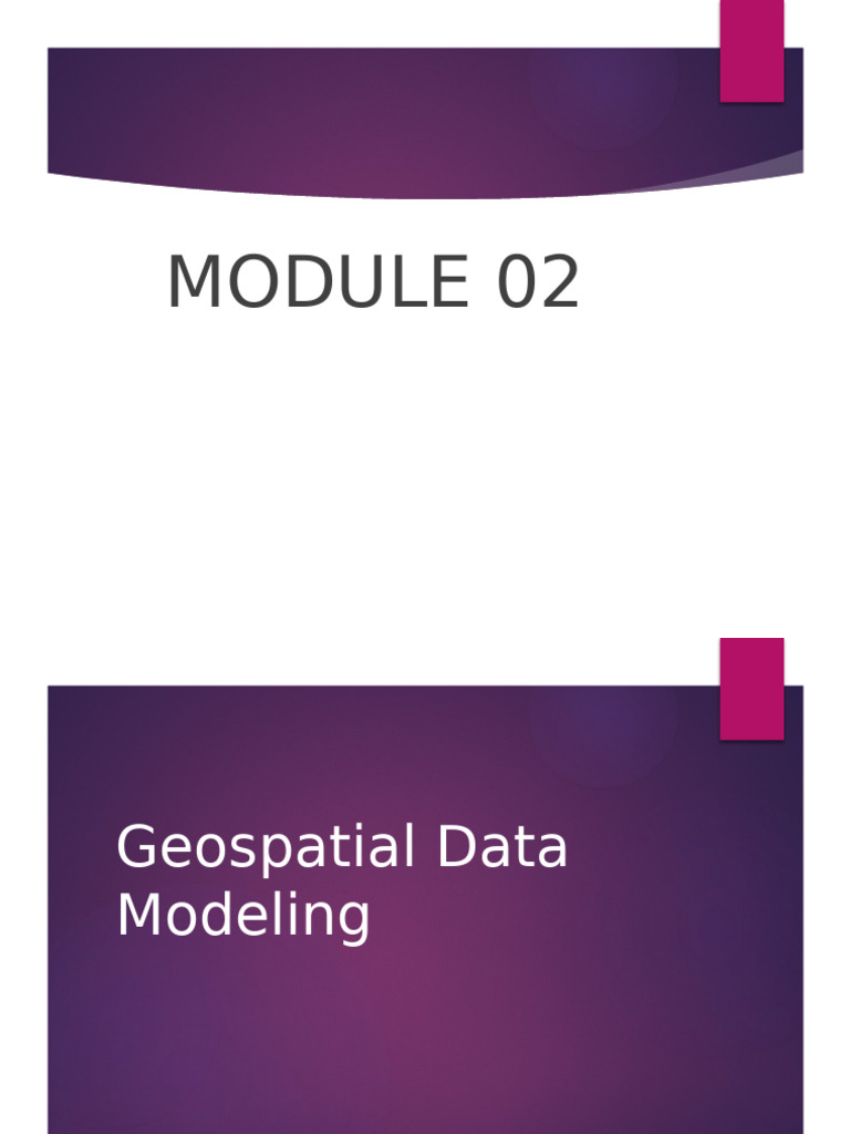 Geospatial Data Modeling in GIS | PDF | Geographic Information System ...