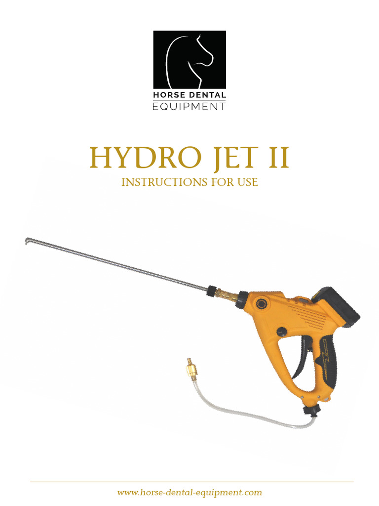 Hydro Jet II User Instructions Guide | PDF | Battery Charger ...