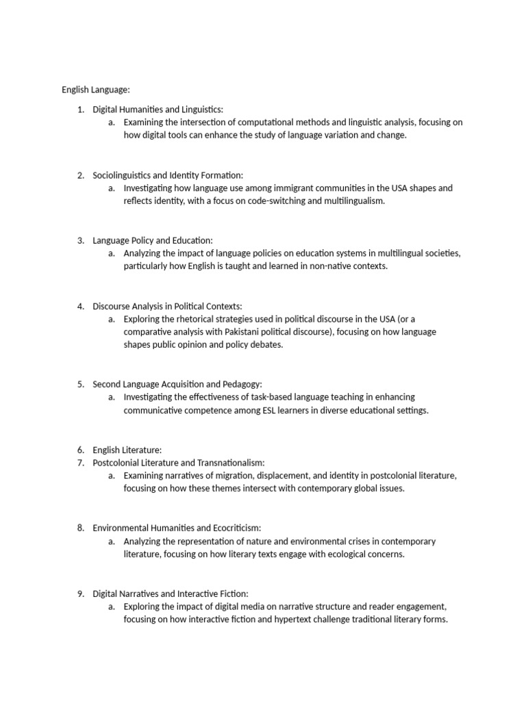 Language Studies and Digital Humanities | PDF